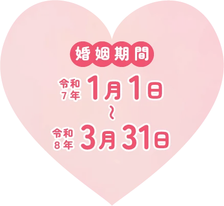 婚姻期間1/1~3/31